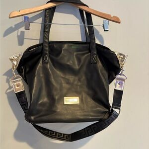 Versace Black travel Tote Bag